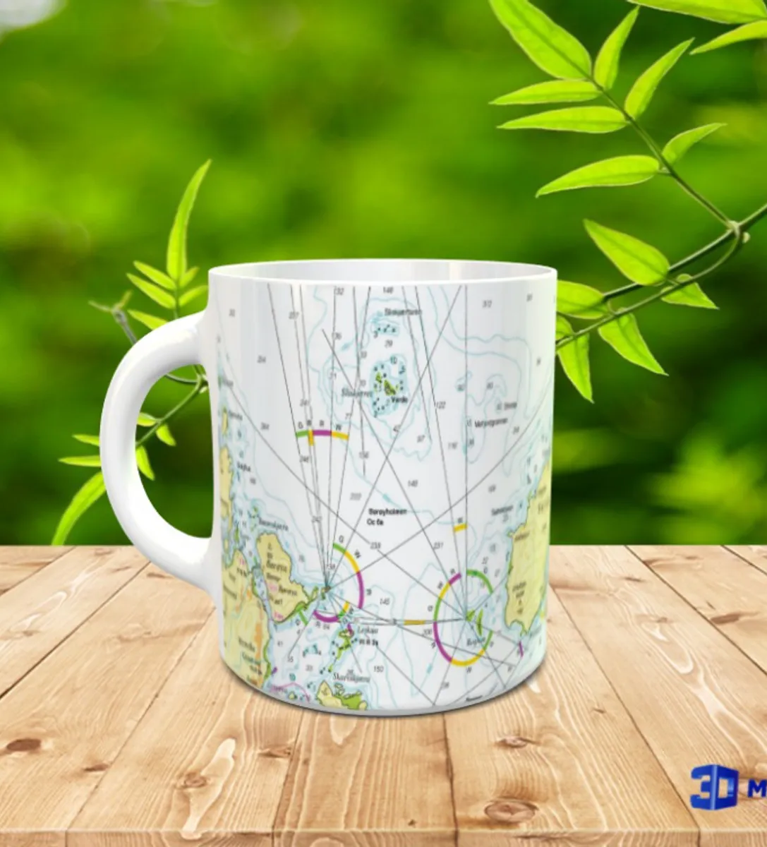 Kopp sjøkart Leksa
