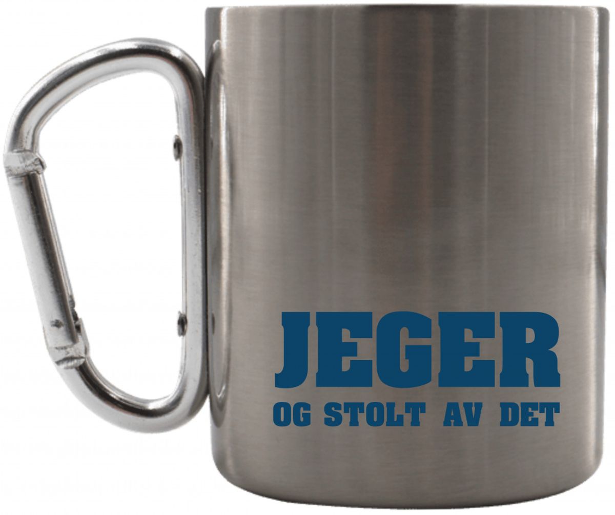 Stålkopp jeger og stolt av det