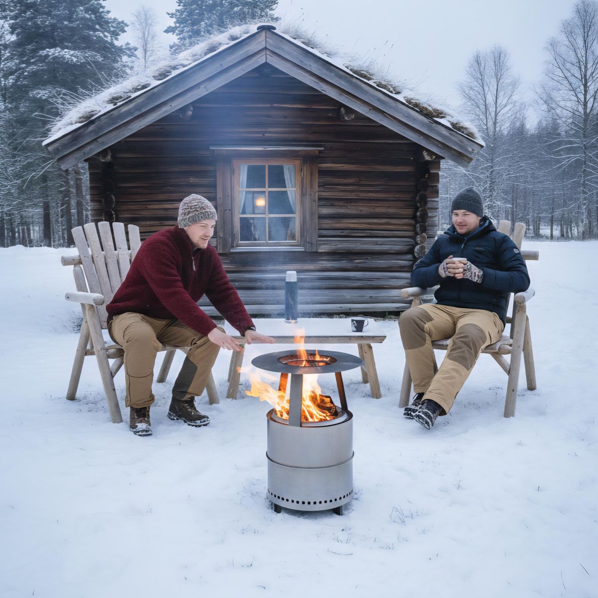 Varme deflektor Bålpanne