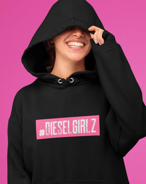 Hovedbilde Hettegenser #DIESELGIRLZ